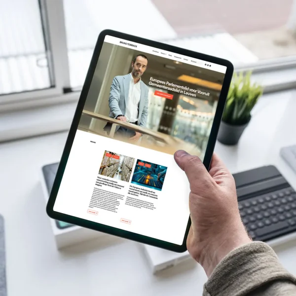 Afbeelding van een webdesign case